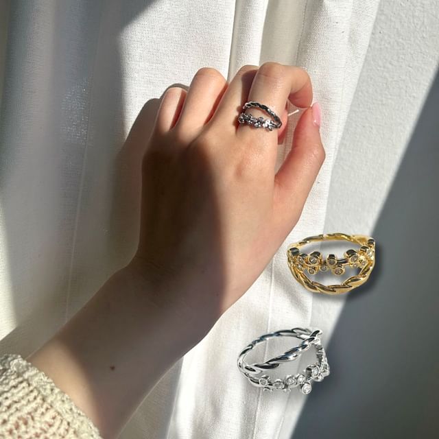 SeoulMall-Rhinestone Ring