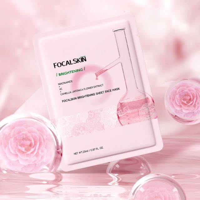 FOCALSKIN-Brightening Sheet Face Mask - Masque tissu éclat visage