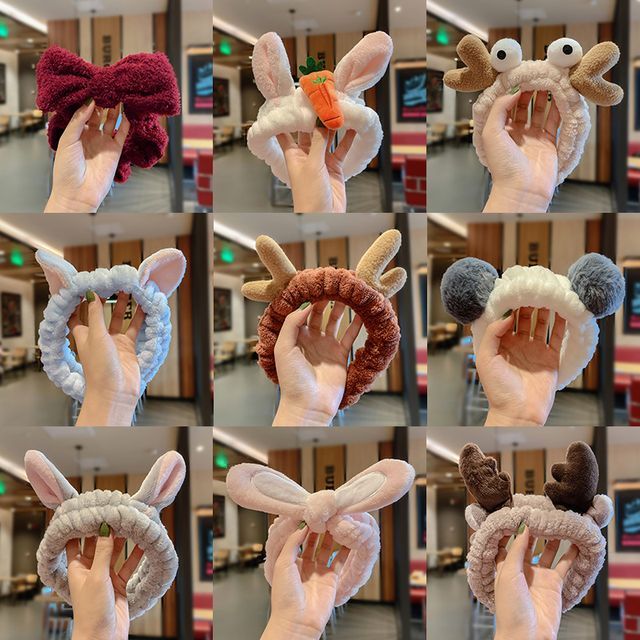 LIDO Cat Ear Face Wash Headband YesStyle