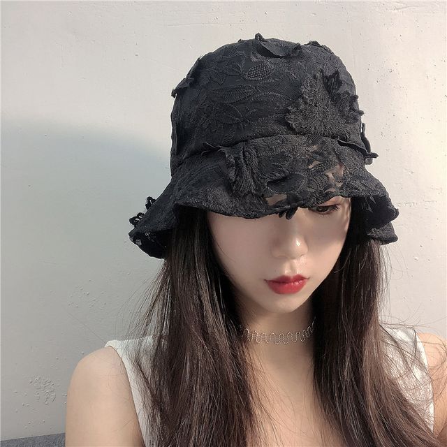 Hufu - Lace Bucket Hat | YesStyle