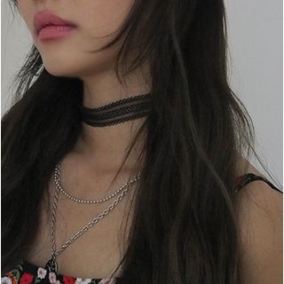 Drexxiax-Lace Choker various designs