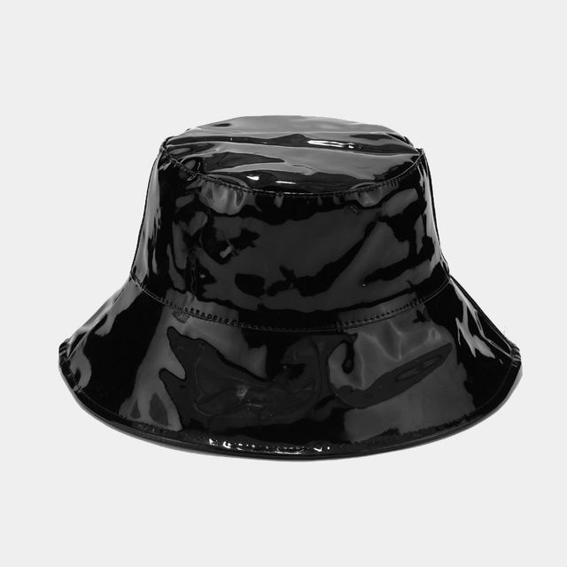 Hatrix-Faux Leather Bucket Hat