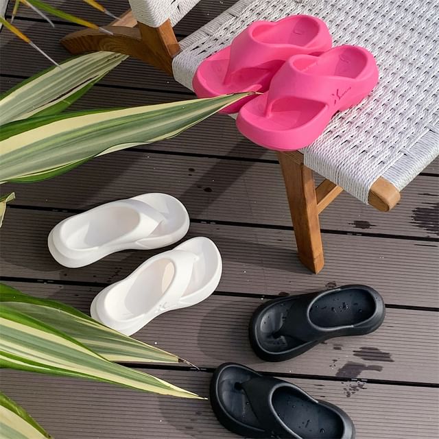 ZORI-Platform Flip Flop Clogs