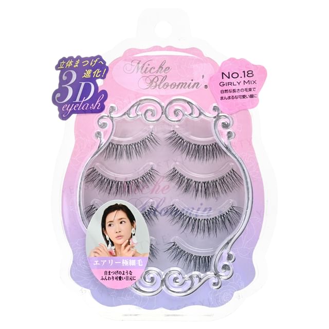Miche Bloomin-Künstliche Wimpern 18 Girly Mix-4 Paare