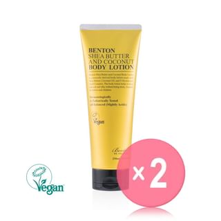 Benton - Shea Butter & Coconut Body Lotion 2pcs Bundle Set
