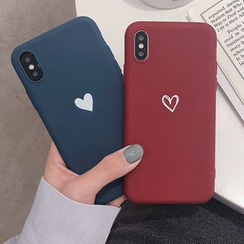 Aion - Heart Print Mobile Case - iPhone XS Max / XS / XR / X / 8 / 8 Plus / 7 / 7 Plus / 6S / 6S Plus Aion - Heart Print Mobile Case - iPhone XS Max / XS / XR / X / 8 / 8 Plus / 7 / 7 Plus / 6S / 6S Plus
