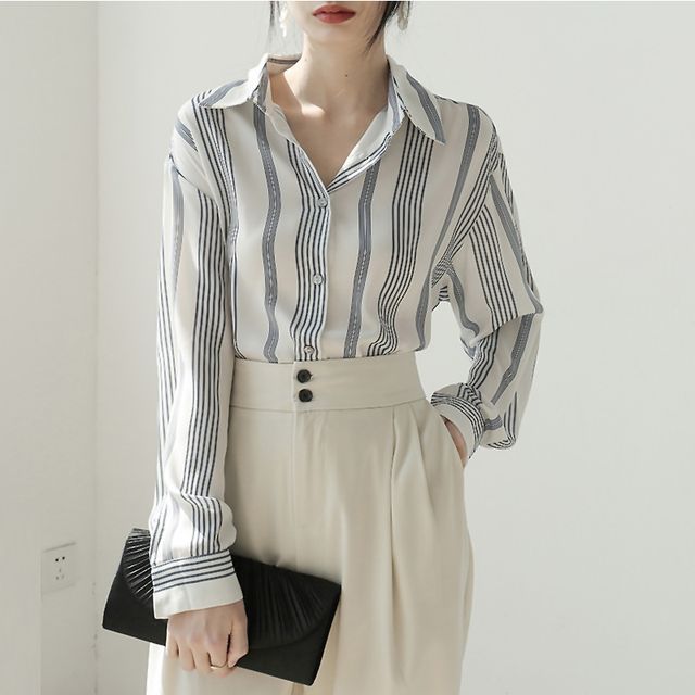 Everose-Striped Shirt