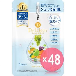 Meishoku Brilliant Colors - DET Clear Bright & Peel Sheet Mask (x48) (Bulk Box)