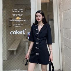 M for Macy - 中袖迷你A字西装外套裙 M for Macy - 中袖迷你A字西装外套裙