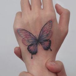 METZ - Butterfly Waterproof Temporary Tattoo