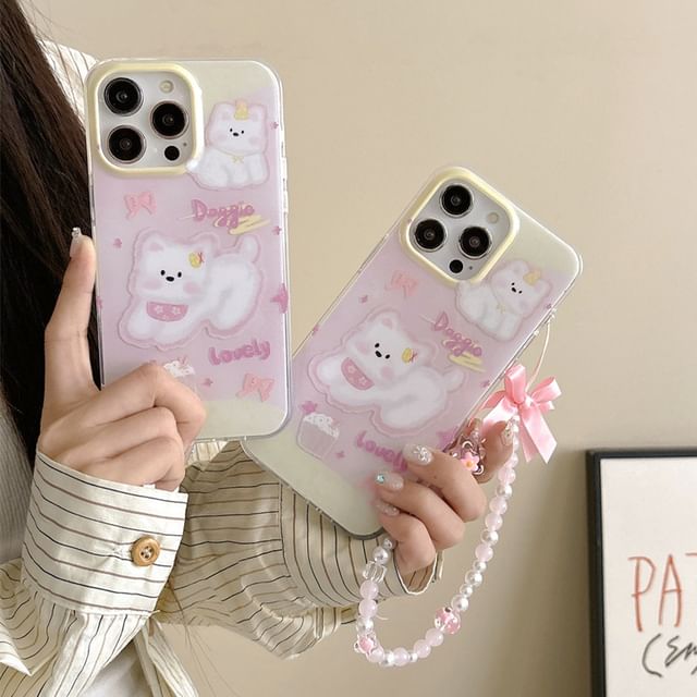 Elliure - Dog Phone Case / Finger Strap / Set - iPhone 15 Pro Max / 15 Pro / 15 Plus / 15 / 14 Pro Max / 14 Pro / 14 Plus / 14 / 13 Pro Max / 13 Pro / 13 / 13 mini | YesStyle Elliure - Dog Phone Case / Finger Strap / Set - iPhone 15 Pro Max / 15 Pro / 15 Plus / 15 / 14 Pro Max / 14 Pro / 14 Plus / 14 / 13 Pro Max / 13 Pro / 13 / 13 mini | YesStyle