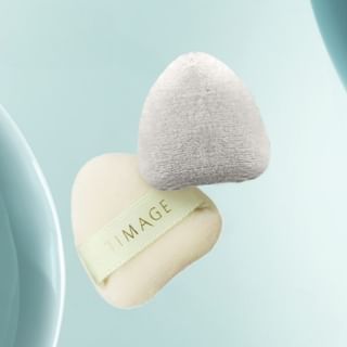 TIMAGE - Delicate Velvet Fingertip Powder Puff - 2 Colors