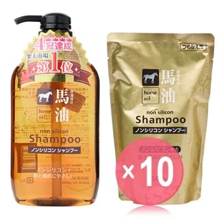 Cosme Station - Horse Oil Non Silicone Shampoo (x10) (Bulk Box)