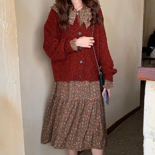 cardigan with midi dress