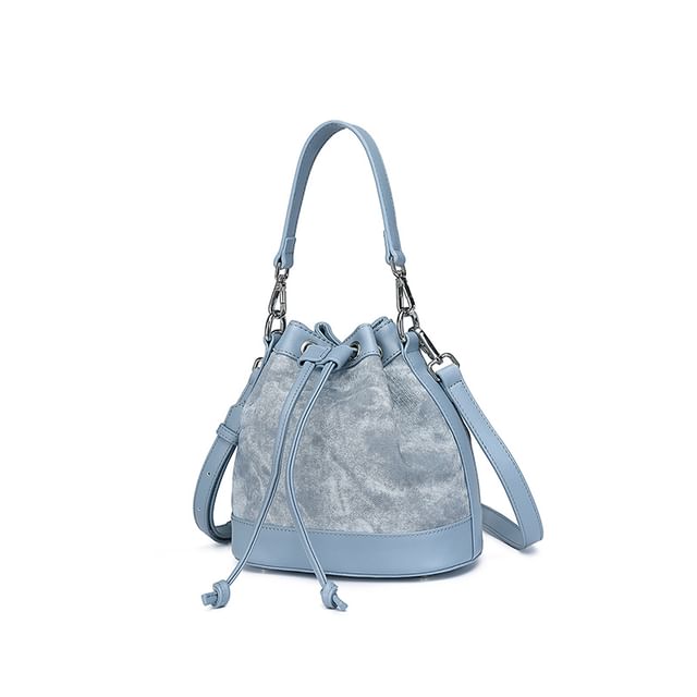 Melois-Drawstring Crossbody Bucket Bag