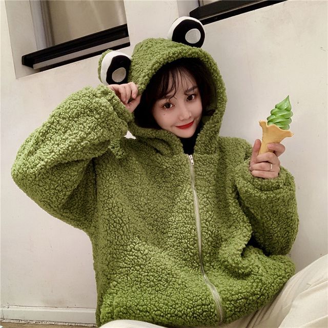 Whoosh - Animal Fluffy Hoode Jacket 