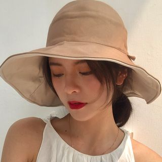 foldable wide brim hat