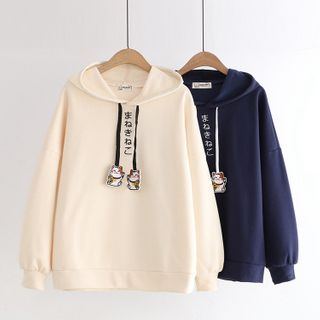 japanese embroidered hoodie