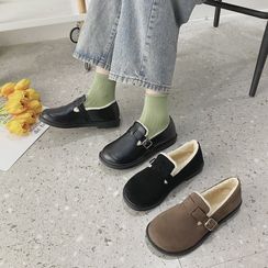 Belbie - 圓頭抓毛裡襯輕便鞋 Belbie - 圓頭抓毛裡襯輕便鞋