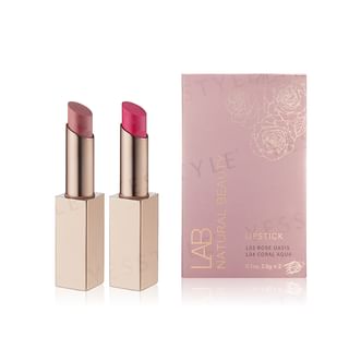 NATURAL BEAUTY - LAB Lipstick Set: L03 Rose Oasis + L04 Coral Aqua