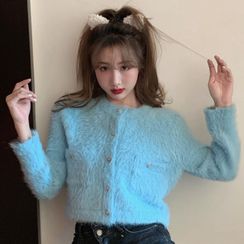 Jeans Kingdom - 圓領毛毛上衣 Jeans Kingdom - 圓領毛毛上衣