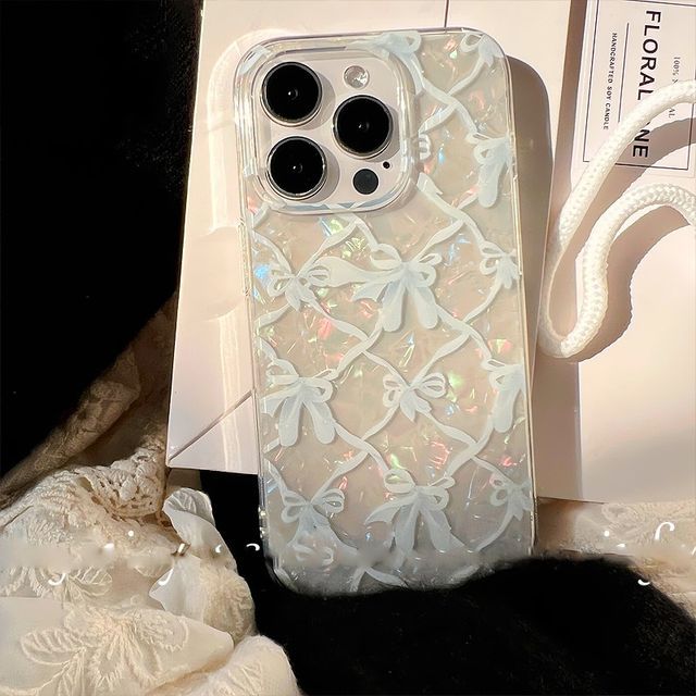 Phone in the Shell - Ballet Bow Phone Case - Iphone 15 / 15 Pro / 15 Pro Max/ 15 Plus / 14 Pro Max / 14 Pro / 14 Max / Phone in the Shell - Ballet Bow Phone Case - Iphone 15 / 15 Pro / 15 Pro Max/ 15 Plus / 14 Pro Max / 14 Pro / 14 Max /