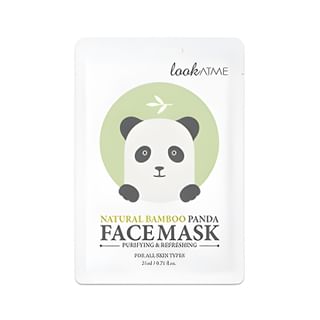 lookATME - Natural Bamboo Panda Face Mask 1pc
