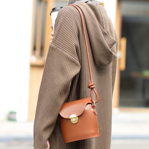 Mini Flap Bucket Bag