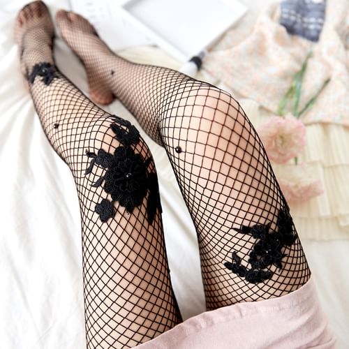 Sheriligi - Lace Fishnet Stockings