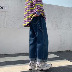 Fizze - Straight-Cut Wide-Leg Jeans Fizze - Straight-Cut Wide-Leg Jeans