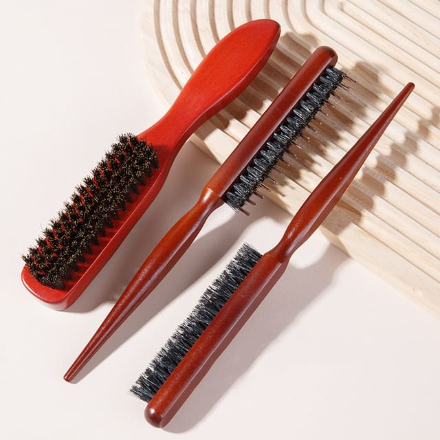 Gizmi-Brosse à cheveux en bois différents modèles Set
