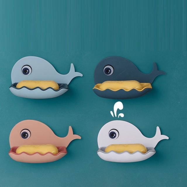 MyHome-Whale Adhesive Soap Holder