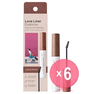 MSH - Love Liner Eyebrow Signature Fit Mascara Lychee Brown (x6) (Bulk Box)