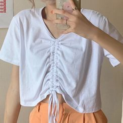 Cloud Nine - Drawstring Short-Sleeve T-Shirt Cloud Nine - Drawstring Short-Sleeve T-Shirt