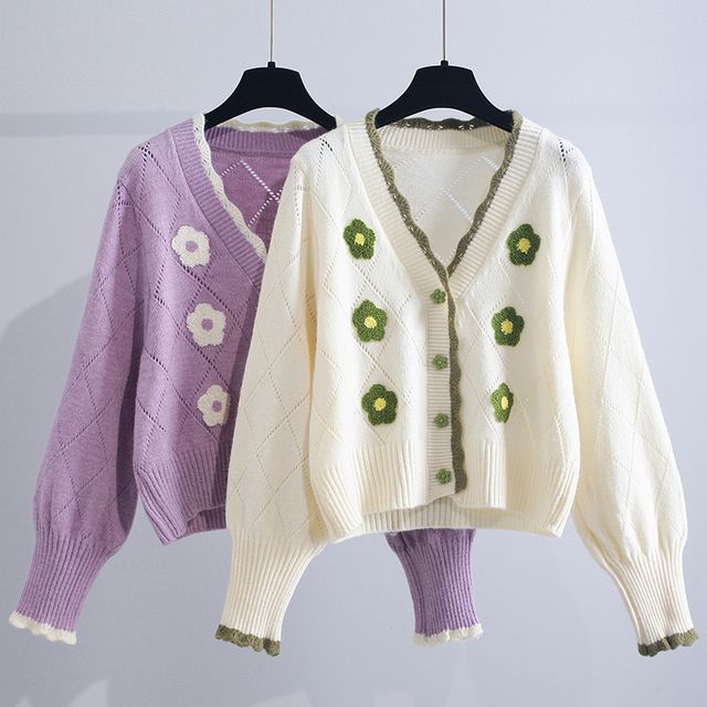 yesstyle flower cardigan