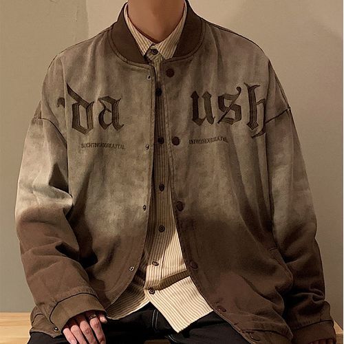 Baseball Jacket With Patches - Ready to Wear