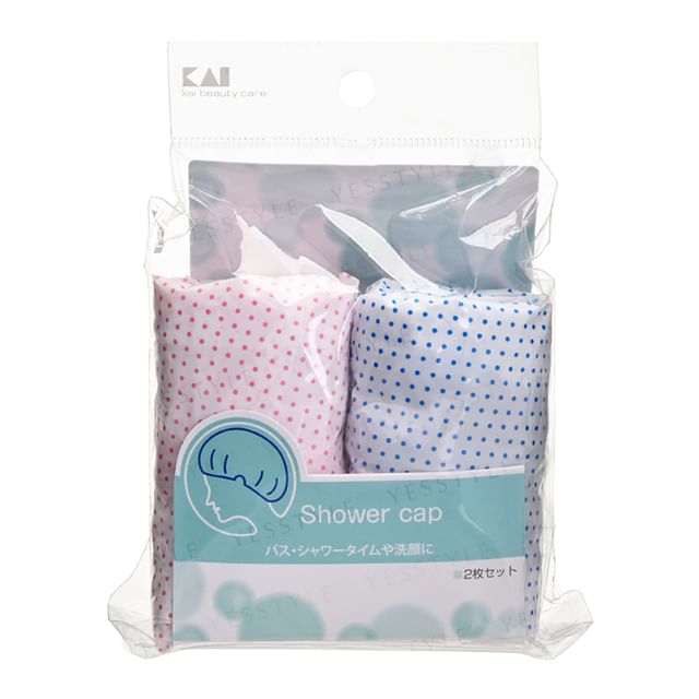 KAI-Polka Dot Shower Cap
