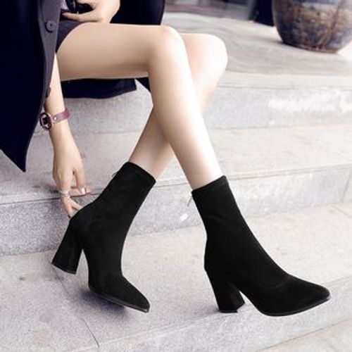 FiE FiE - Chunky-Heel Short Boots | YesStyle