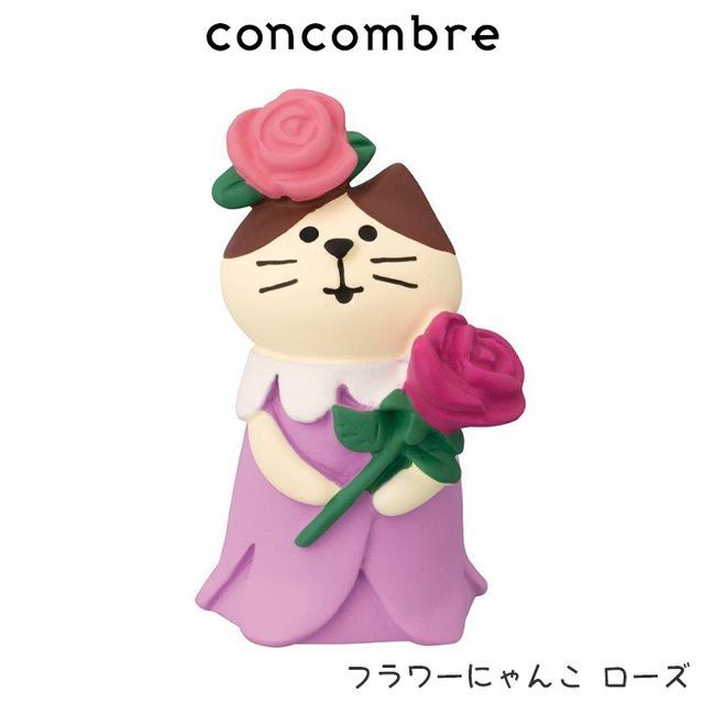 DECOLE CORPORATION-Happy Wedding Flower Rose Cat