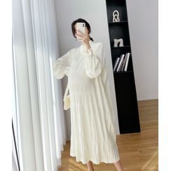 NOA - Maternity Long-Sleeve Midi Dress