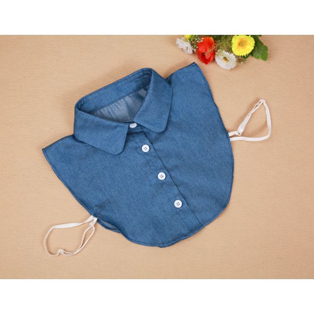 MIOW-Denim Decorative Collar