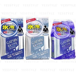 Mandom - Gatsby Ice-Type Deodorant Body Paper 30 pcs - 3 Types