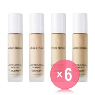 NATURE REPUBLIC - Provence Air Skin Fit One Day Lasting Foundation - 4 Colors (x6) (Bulk Box)