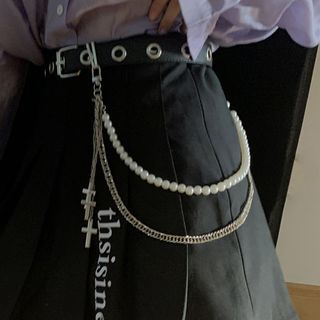 chain belt with crosses