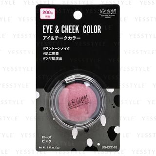 DAISO - UR GLAM Eye & Cheek Color 01 Rose Pink