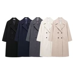 Button-Up Long Trench Coat