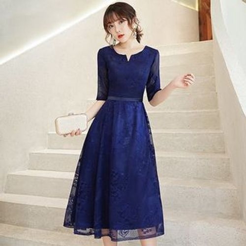 Elbow sleeve deals cocktail dress