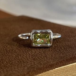 Kamuel-Rhinestone Open Ring