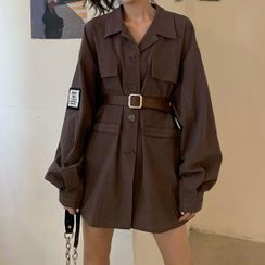 Beauvoir - Long Sleeve Cargo Shirtdress Beauvoir - Long Sleeve Cargo Shirtdress
