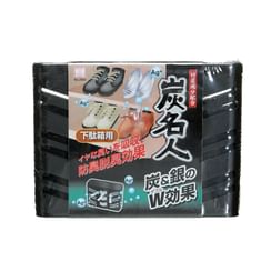 Kokubo - Charcoal & Silver Shoe Shelf Deodorizer Kokubo - Charcoal & Silver Shoe Shelf Deodorizer